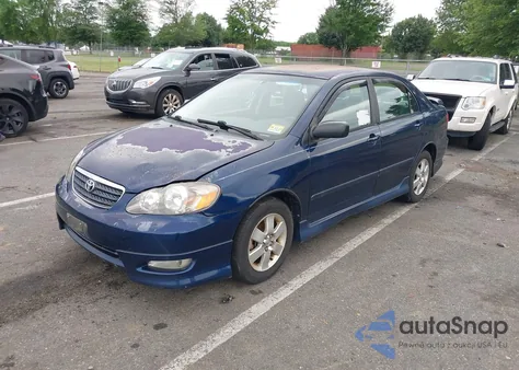 2005 Toyota Corolla S z USA, uszkodzony, nr VIN 2T1BR32E05C493667
